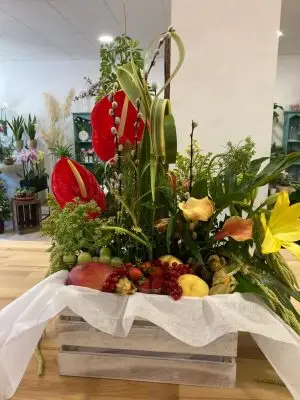 Centro con frutas Centro con frutas